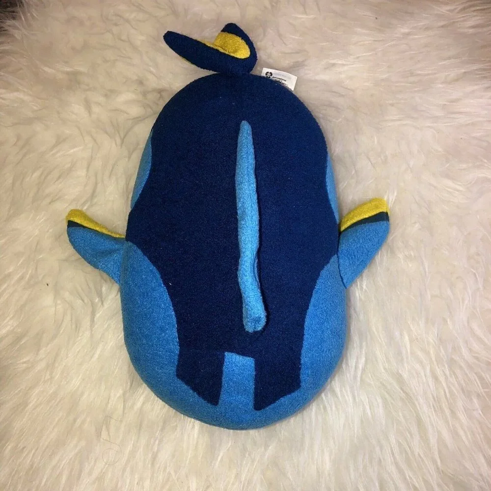 TSUM TSUM Pixar FINDING DORY Disney Store Blue Fluffy Pillow Plush Doll